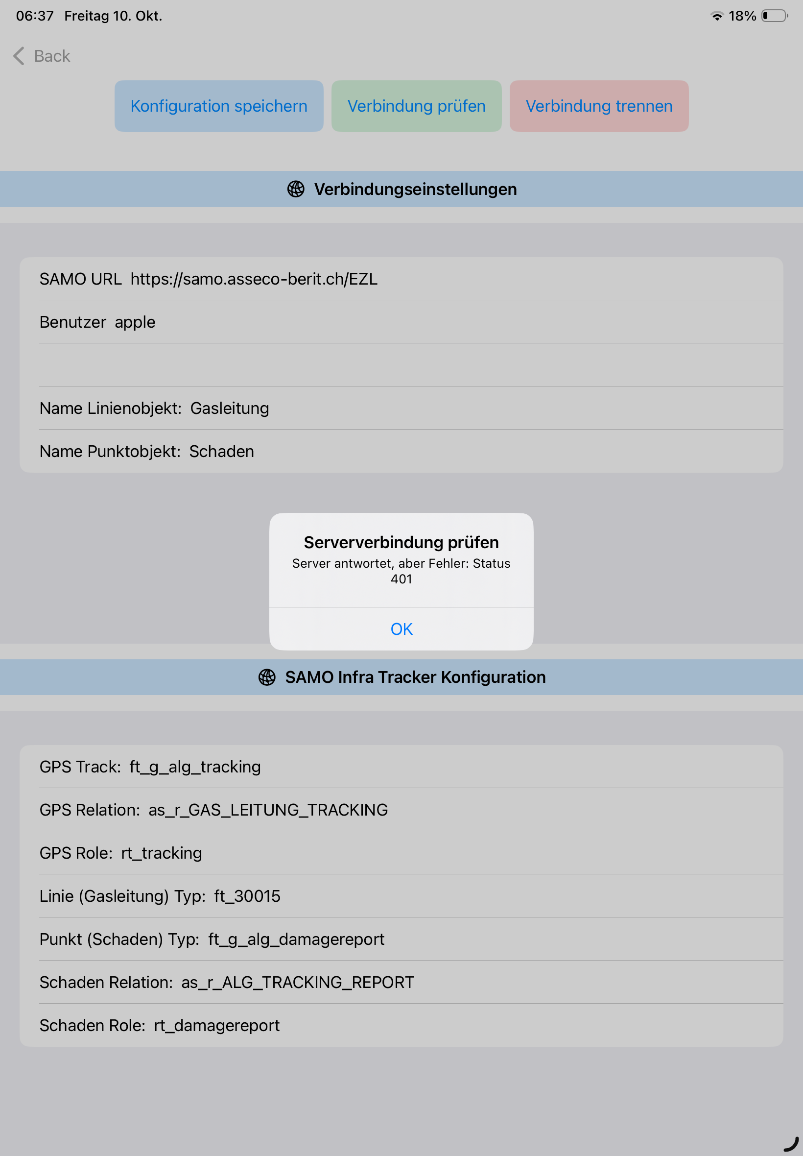 Neue Tracking-Ansicht mit automatischer Positionsaktualisierung
